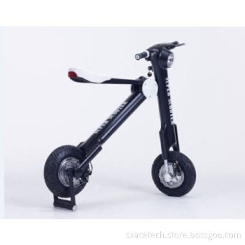 Electronic scooter with patent design, easy folding and put into car truck